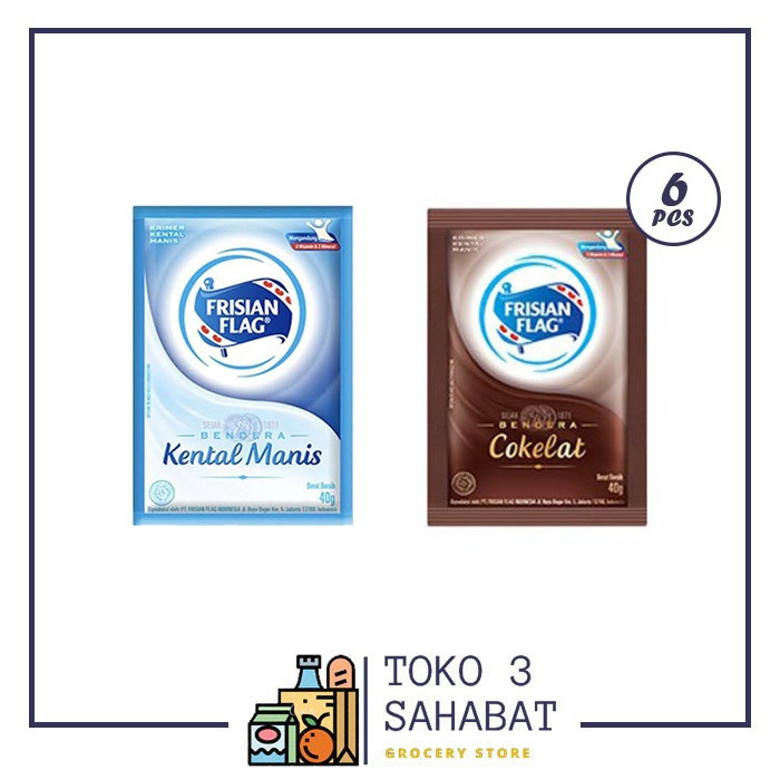 

Susu Kental Manis Frisian Flag Sachet Isi 6