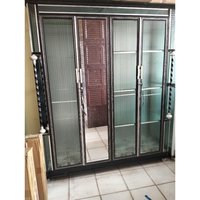 Lemari pakaian 4pintu jumbo aluminium