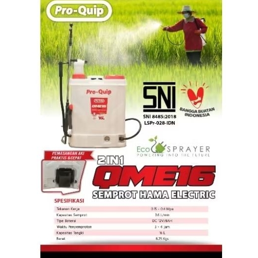 Sprayer Elektrik Mesin Semprot Hama PROQUIP SNI