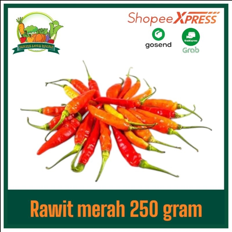 

Cabe cabai rawit merah / rawit setan 250 gram - KIRIM INSTAN