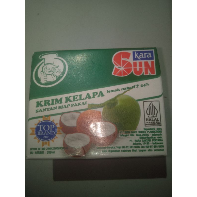 

Sun Kara 200ml Santan Sun kara 200ml