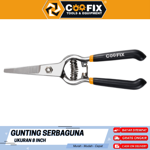

Gunting Serbaguna Ukuran 8 Inch COOFIX