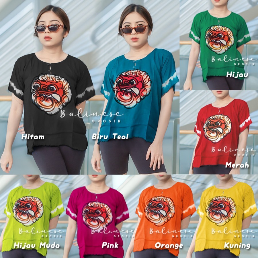 BAJU Bali Dewasa, Kaos Barong Bali, Baju Barong Bali murah