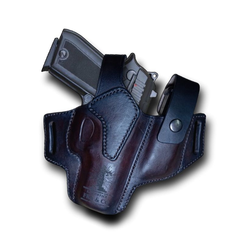 LEATHER HOLSTER P3A PIND AND MAG POUCH