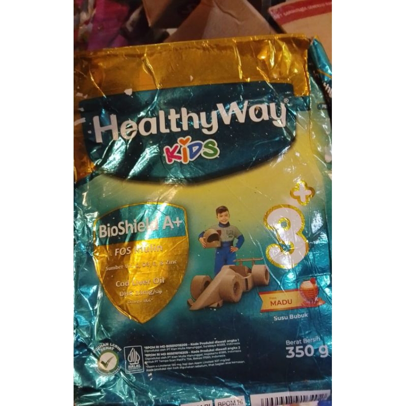 

HealtyWay Kids 3+ Madu dus penyok 350gr. Termurah!!!!!!!!