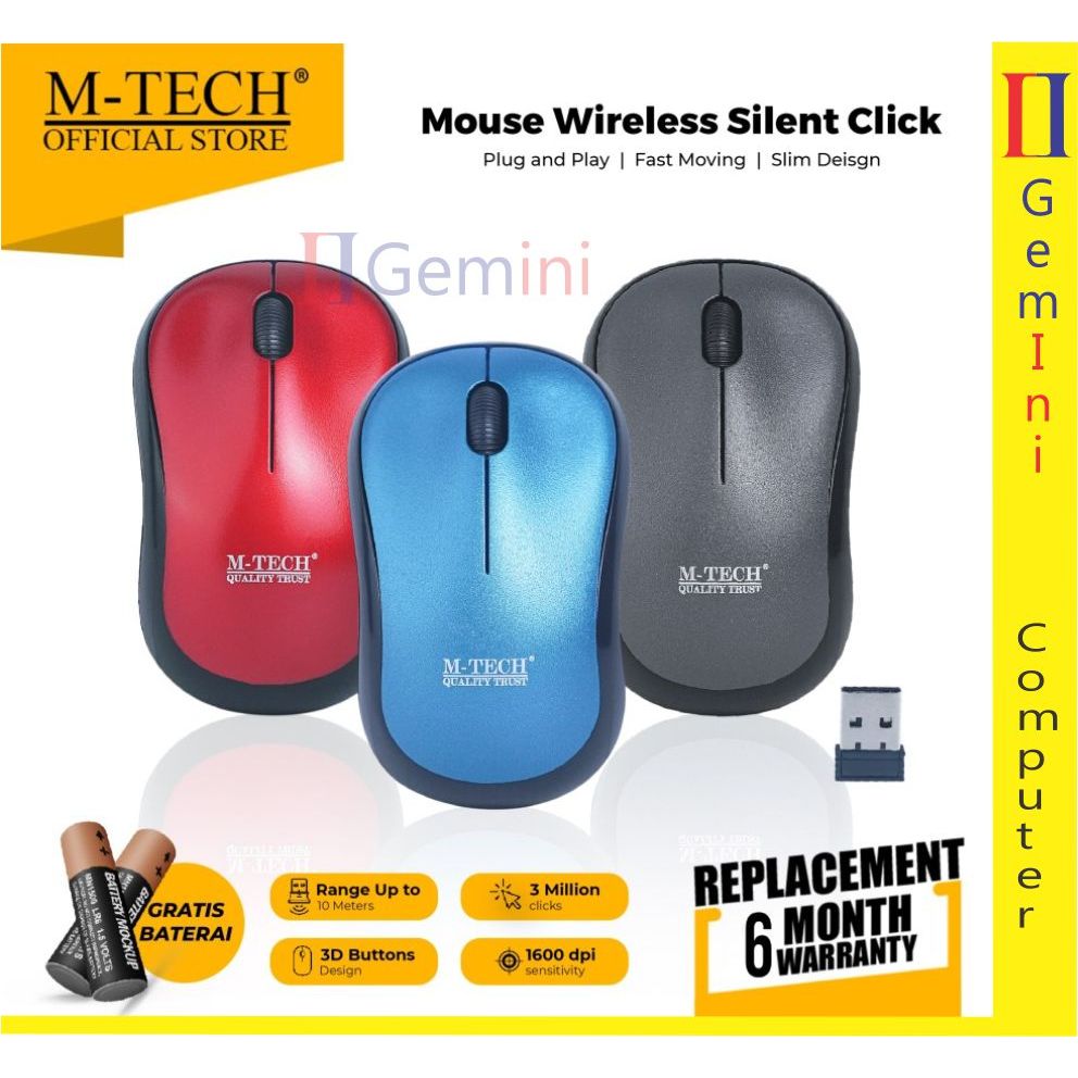 Mouse Murah M-tech W90 Wireless / Mouse Wireless M-tech w90 / MOUSE WIRELESS / MOUSE M-TECH