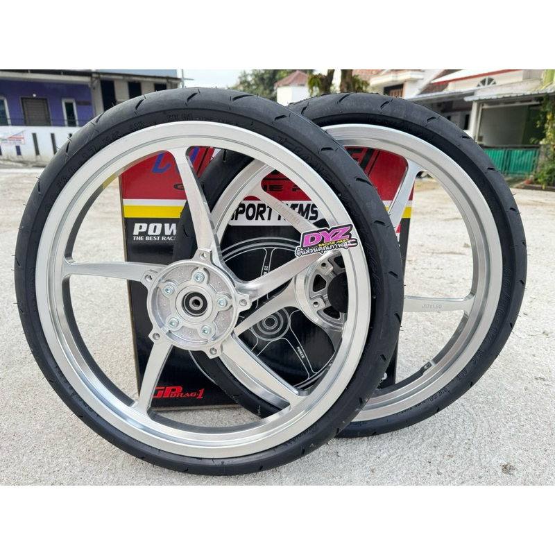 VELG RACING SET BAN MX KING 17 160-160 BAN DONAT 80-80 90-80 FULL CHROME PNP PASANG BAHAN FULL CNC