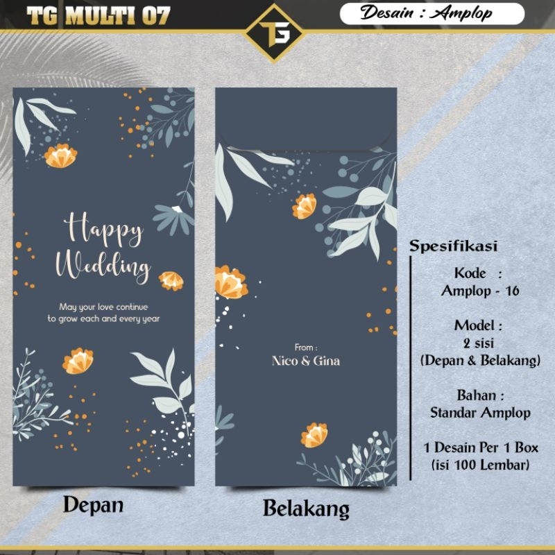 

Amplop Custom (16-20)