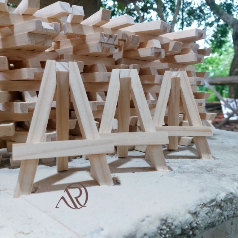 

Stand Easel Mini Penyangga photo Kalender Mini Standing Foto Kayu