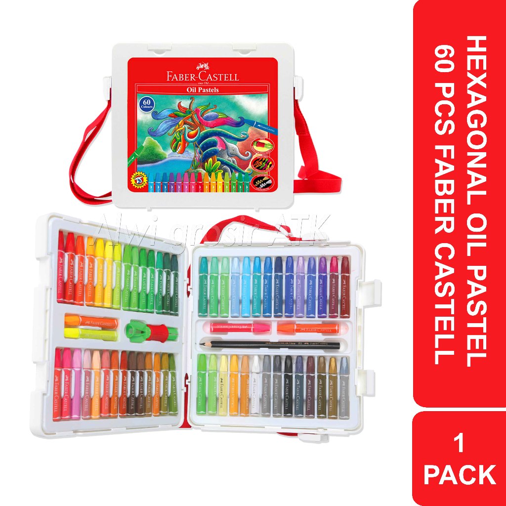 

Crayon Hexagonal Oil Pastel 60 Pcs Faber Castell | 1 Pack