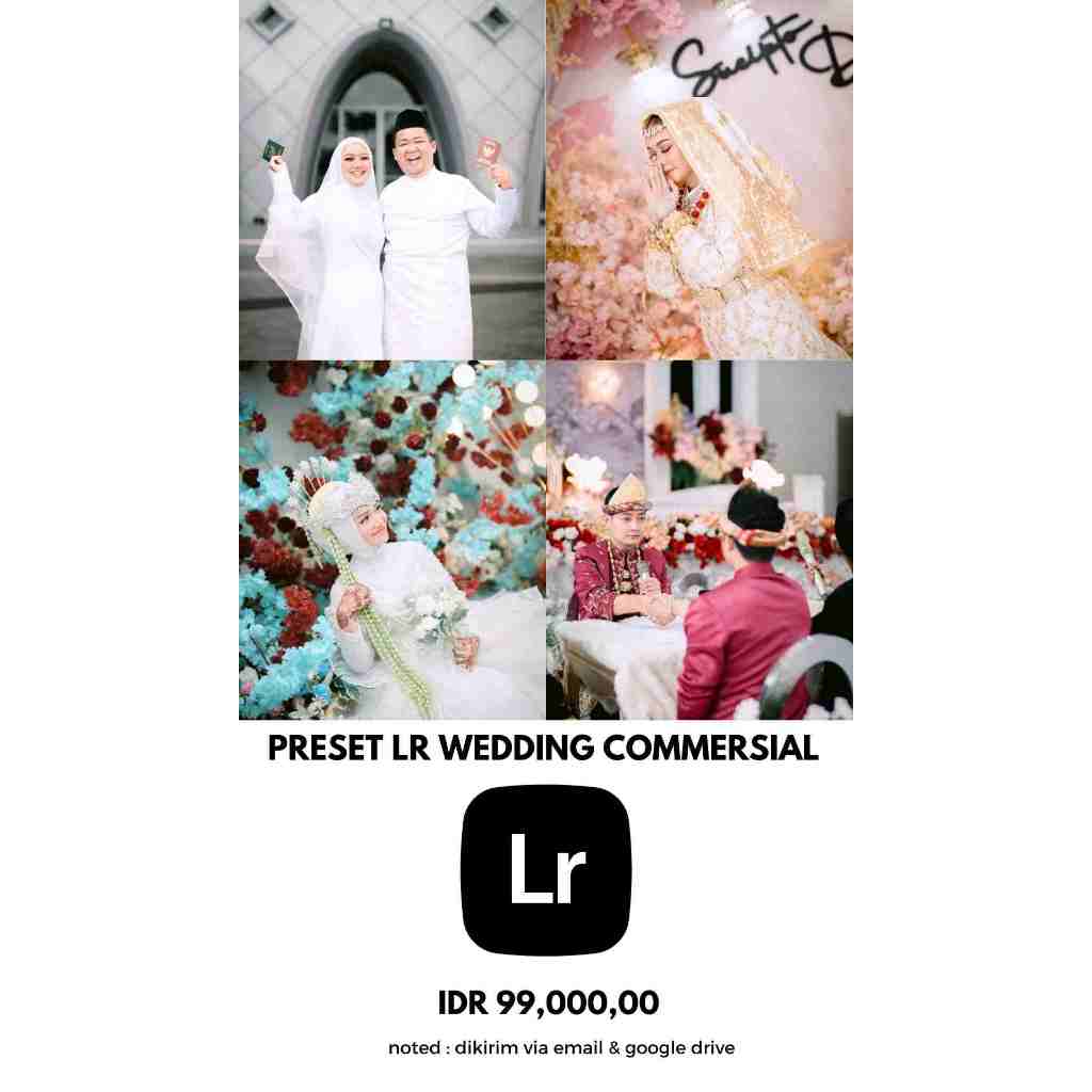 Preset LR Wedding commercial wedding commercial Preset LR wedding Tropis preset LR