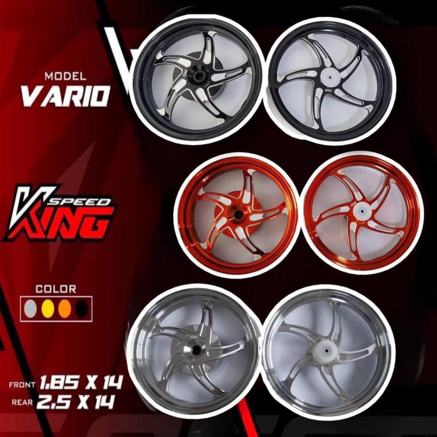 Velg Kingspeed Forged V2 Vario 125-150 PCX Cbu ORIGINAL Quality