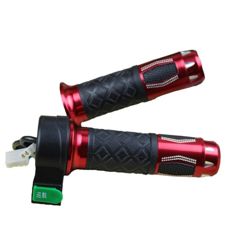 Gas Handle Sepeda Listrik 3 Speed Universal Gas Sepeda Listrik Konversi Sepeda Elektronik