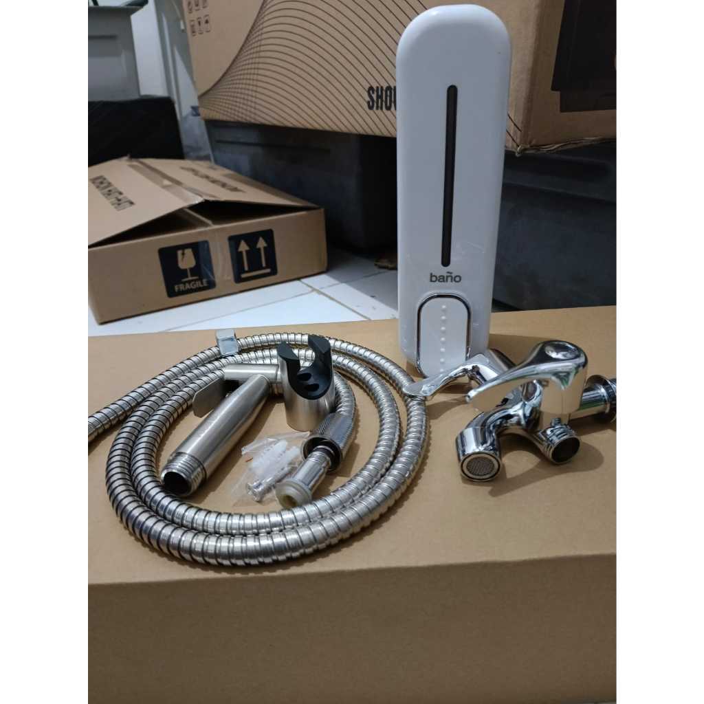 bundling hemat jet waser toilet 304/kran cabang /dispnser bano