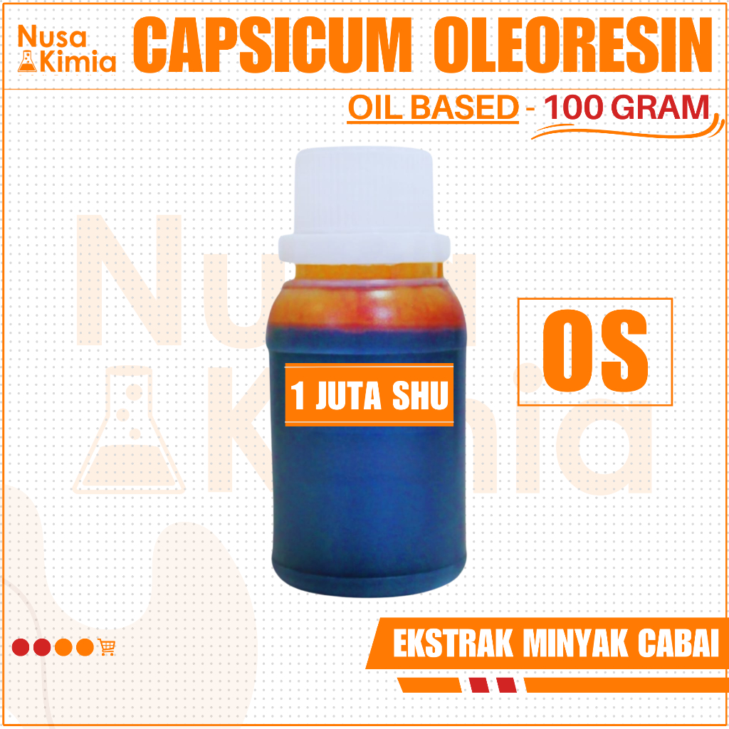 

Capsicum Oleoresin 1 Juta SHU OIL SOLUBLE (OS) - Ekstrak Cabai - Chilli Extract