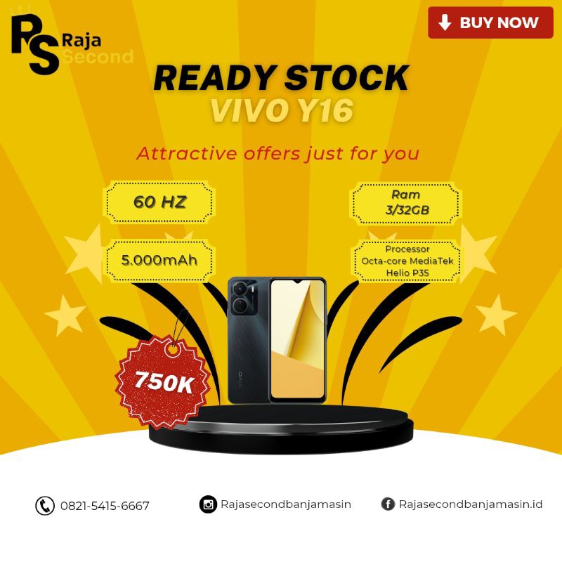 VIVO Y16 SECOND