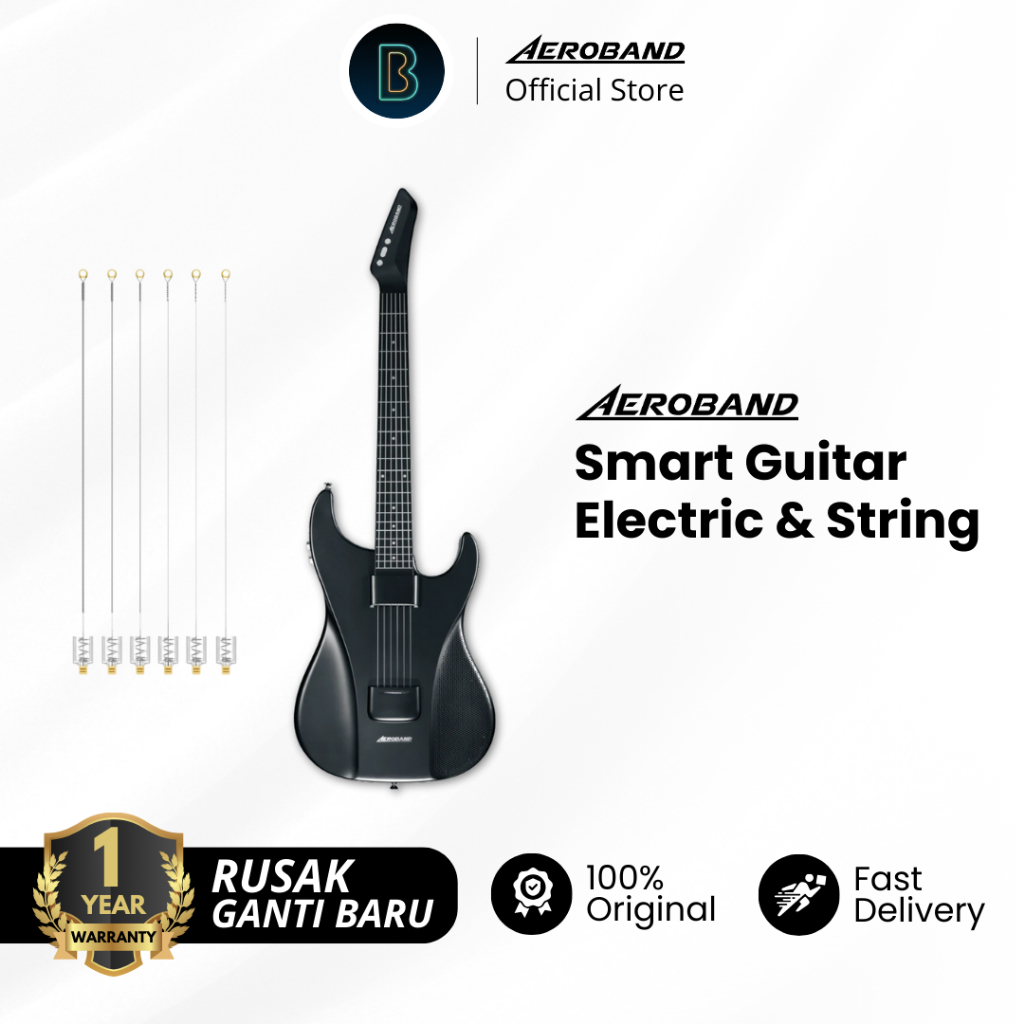 AEROBAND Guitar Smart Guitar Electric Stringless dan String Bundling