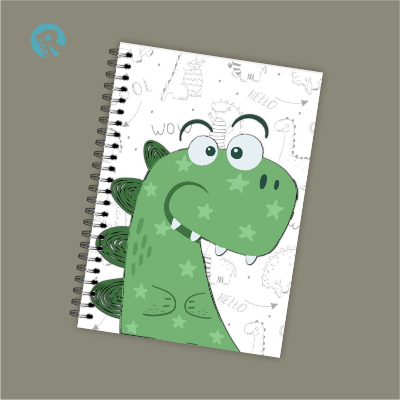 

Ringbook Softcover A5 Buku Catatan Garis/Polos dino versi2