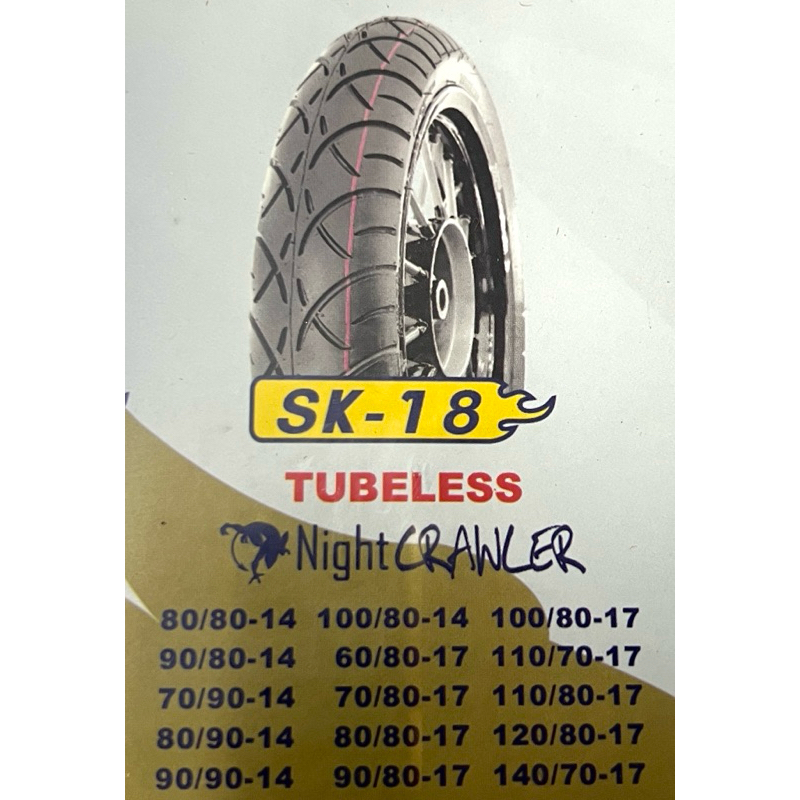 Ban Motor PRIMAAX - SK18 Night Crawler - Tubeless