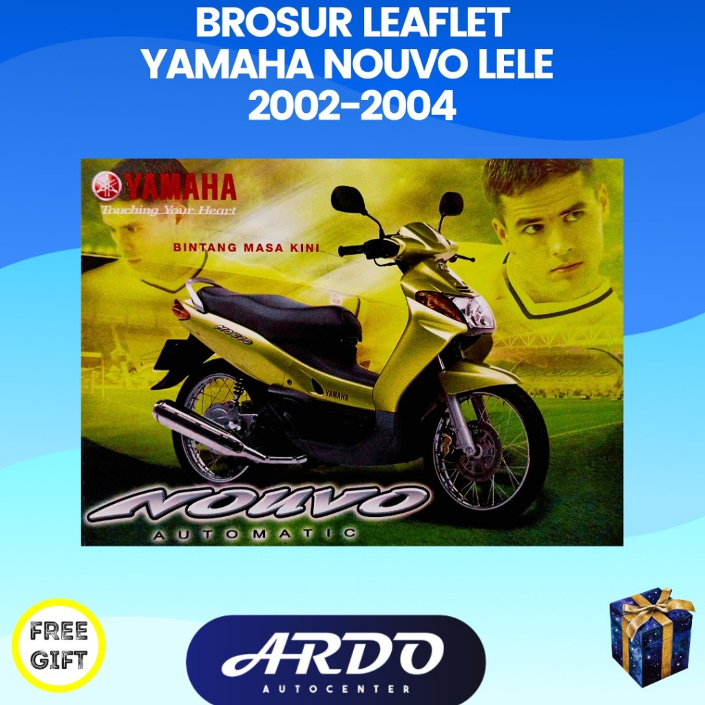 Brosur katalog motor Yamaha Nouvo Lele Automatic Generasi awal 2002-2004