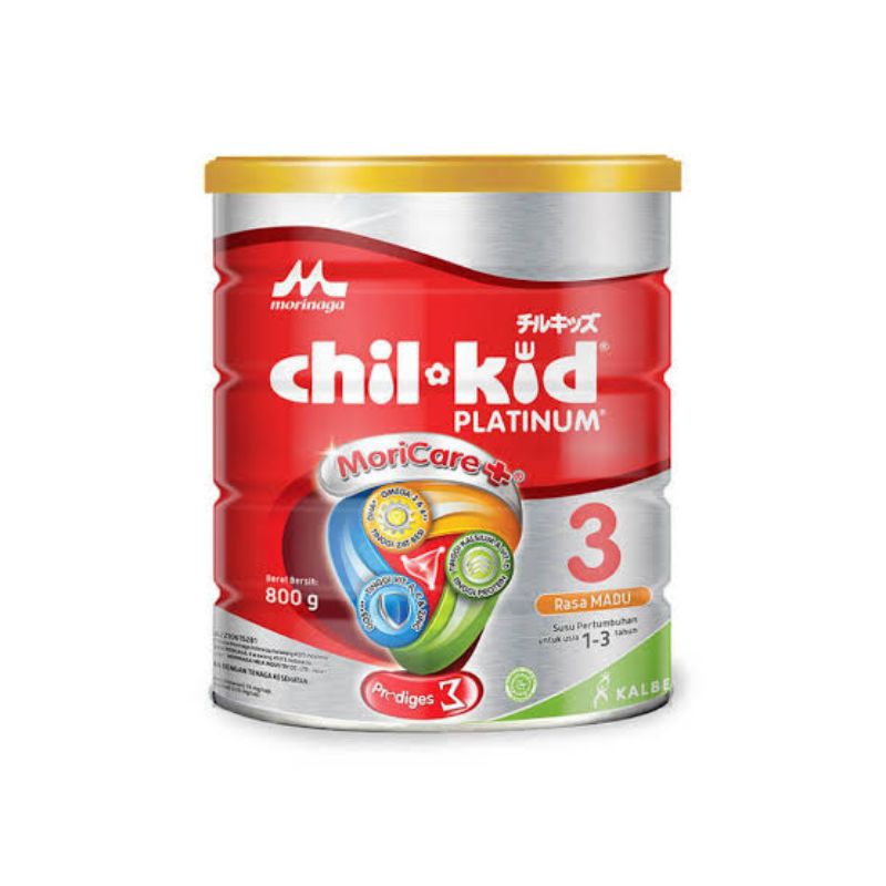 

Morinaga Chil Kid Platinum Tahap 3 Vanilla Madu 800 Gram Untuk Usia 1-3 Tahun