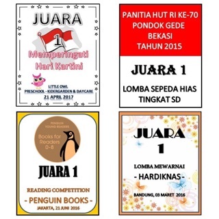 

Stiker Piala - Tulisan Piala - Design Piala - Jasa Design Murah - Design Berkualitas