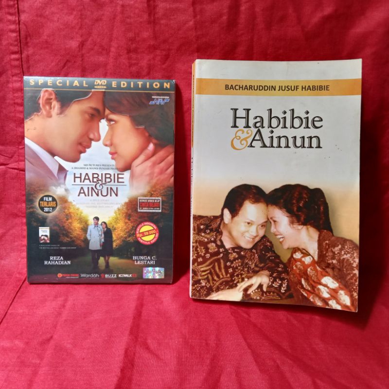 Dvd dan Buku Habibie & Ainun - Kondisi Dvd Baru Segel