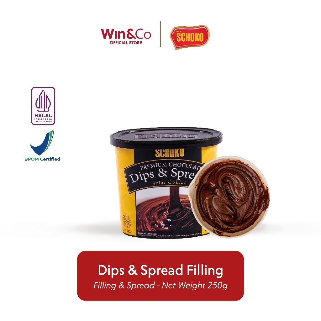 

SCHOKO Dips & Spread / Selai Cokelat - 250g