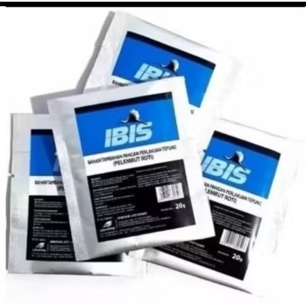 

PELEMBUT ROTI IBIS BLUE SACHET 1 PACK (4x20 GR) / IBIS BLUE PELEMBUT ROTI