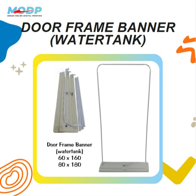 Standing Banner Hanya Rangka Watertank Outdoor