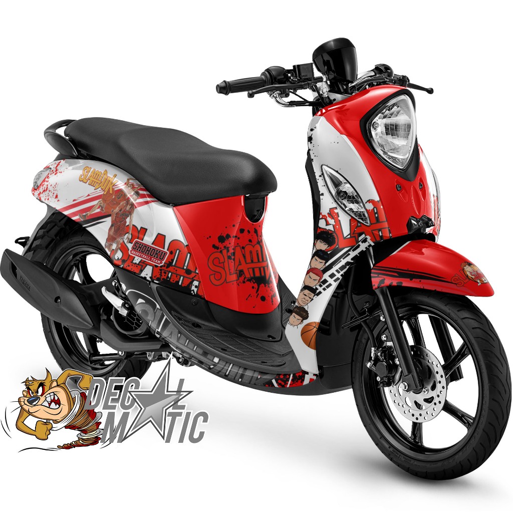 Stiker Fino Full body + Decal Dashboard Fino FI 125 Premium Grande / Karbu 115 - Slamdunk