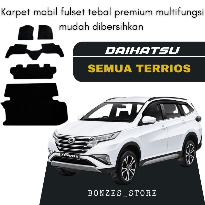 karpet mobil daihatsu terios fullset karpet karet matras tebal premium