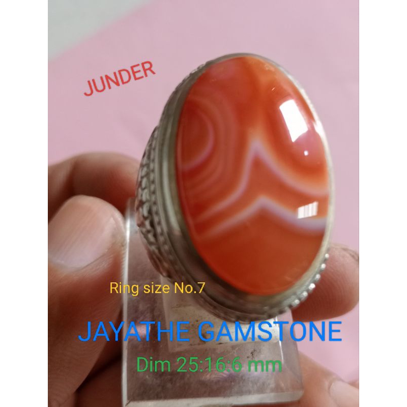 cincin junjung derajat merah oranye jumbo, bagi yang seneng jumbo jumbo pak bos