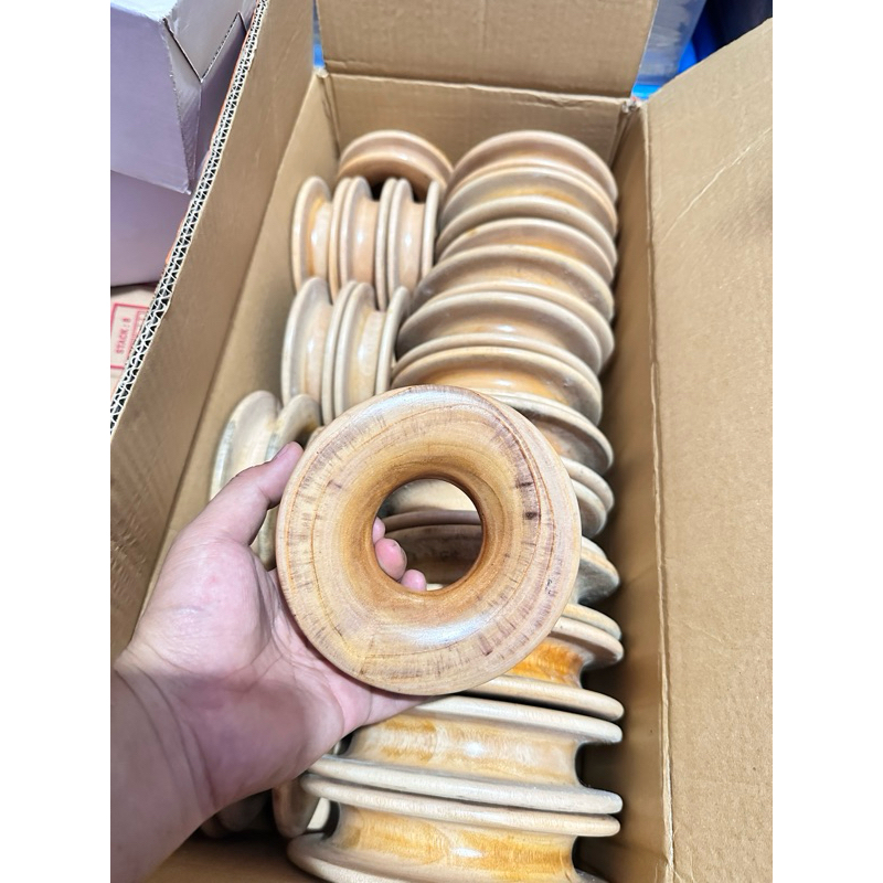 SPOOL KAYU / GULUNGAN SENAR KAYU