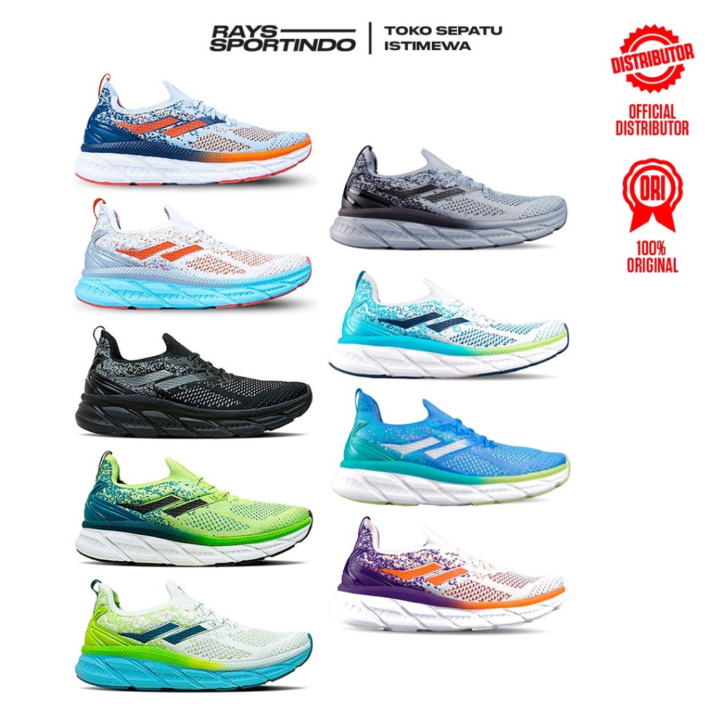 SEPATU RUNNING MILLS ENERMAX NANOKNIT