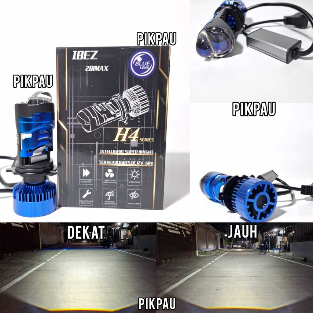 Lampu Utama H4 IBEZ MAX 201 Plus Ballast