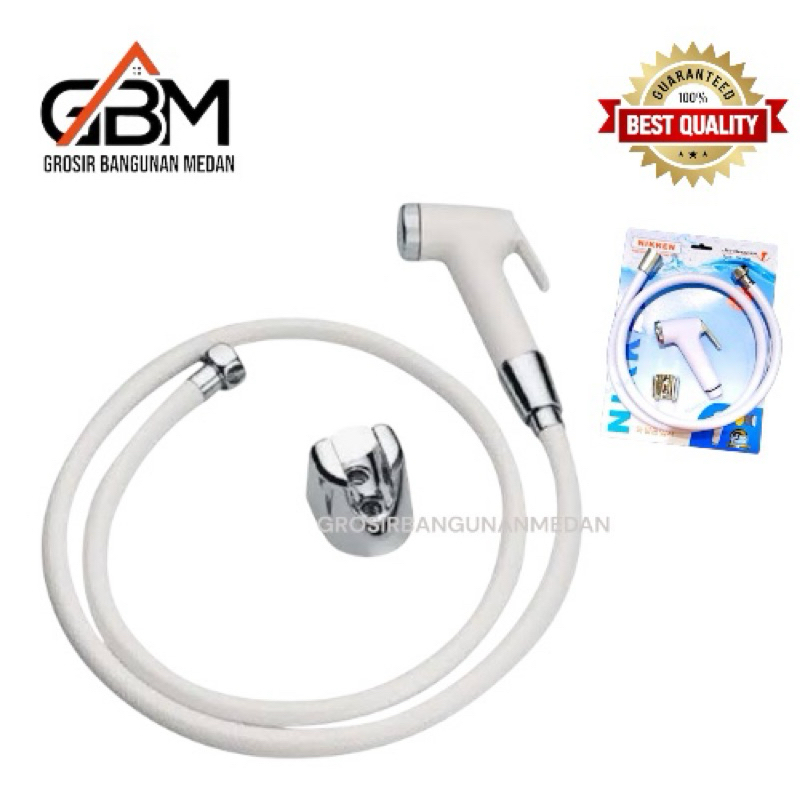 JET SHOWER MODEL TOTO PUTIH / SHOWER BIDET MODEL TOTO / SEMPROTAN BIDET / SEMPROTAN TOILET PUTIN