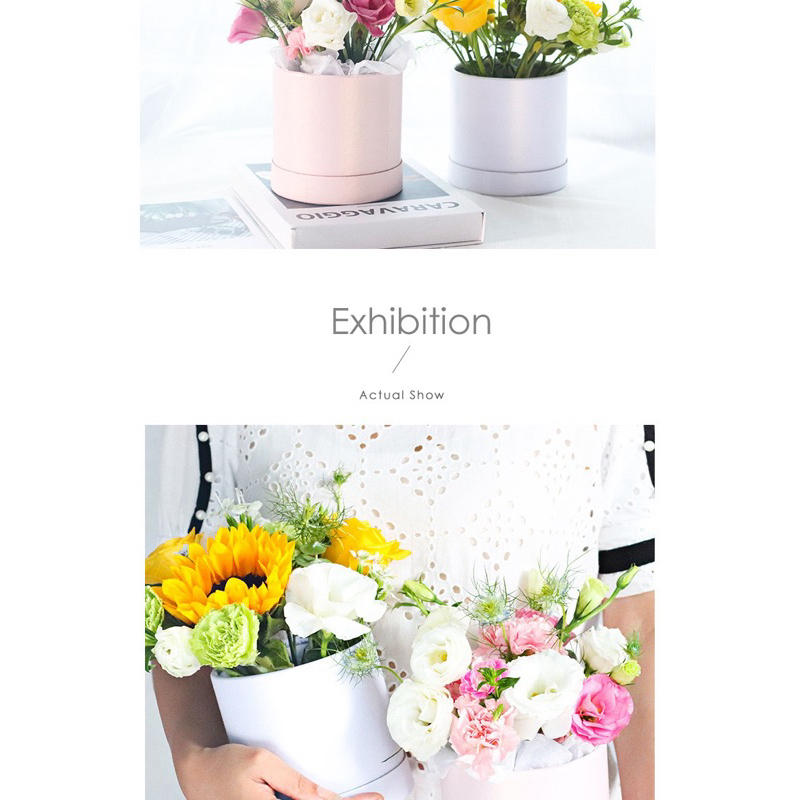 

Kotak Kado Bulat 12cm x 12cm Penutup Premium