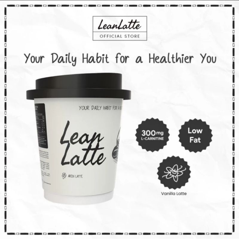 

LEAN LATTE KOPI FAT BURNER COFFEE + L-CARNITINE 300 MG KEMASAN CUP LANGSUNG SEDUH - HARGA GROSIR