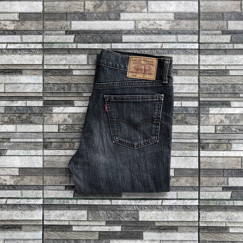 LVS W526 JAPAN MADE BOOTCUT FLARE DARK GREY JEANS