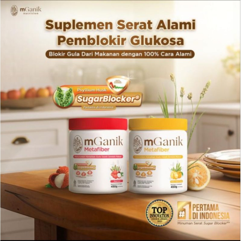 MGanik Metafiber 450 gram Obat Diabetes Gula Darah