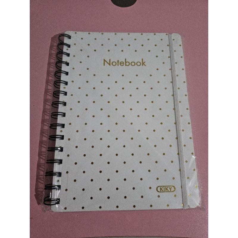 

KIKY NOTEBOOK A5 WIRE-O PP CV W/ELASTIC CORD FOIL(210 150 mm)