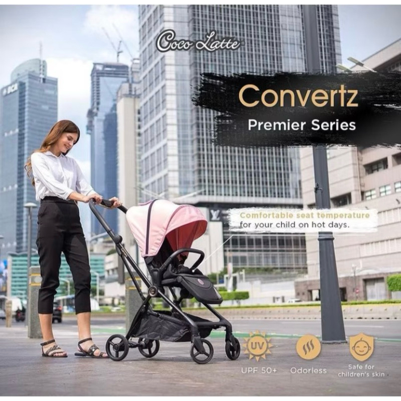 Preloved Stroller Cocolatte Convertz 2.0, Convertz+ & Convertz CL kereta dorongan bayi hadap ibu