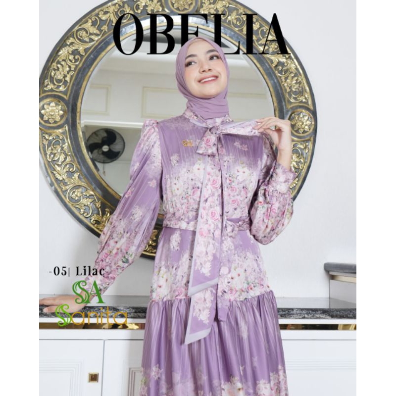 Gamis dress original by sanita - gamis dress idul fitri sanita - salika sanita - alga sanita - obeli
