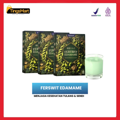 

Ferswit Susu Edamame Jepang - Untuk Asam Lambung, Gerd & Pencernaan PAKET 3BOX