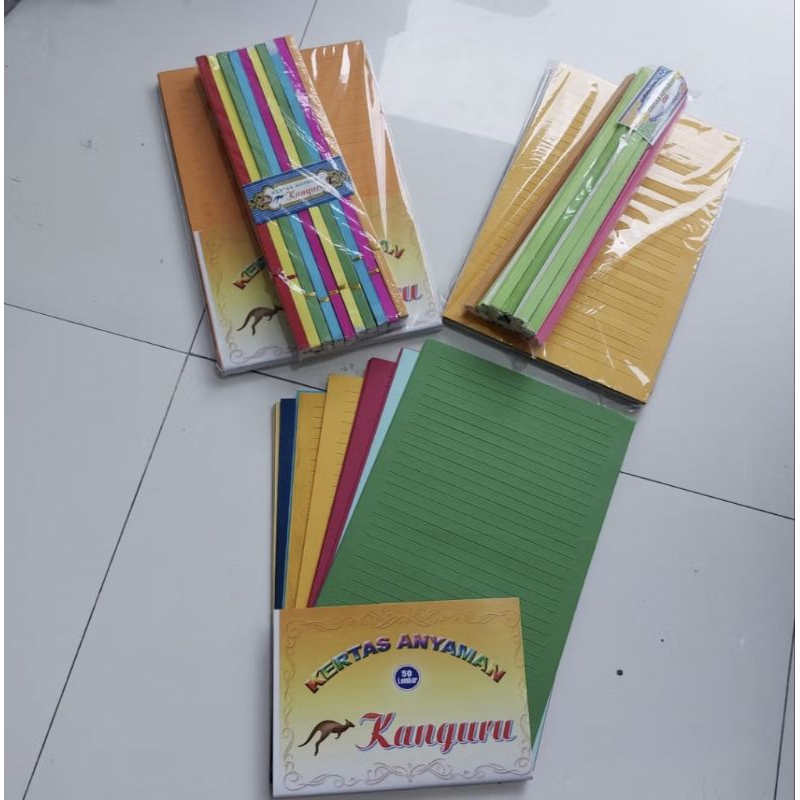 

Kertas Anyaman Belum Jadi, Kertas Asutro isi 50 Lembar