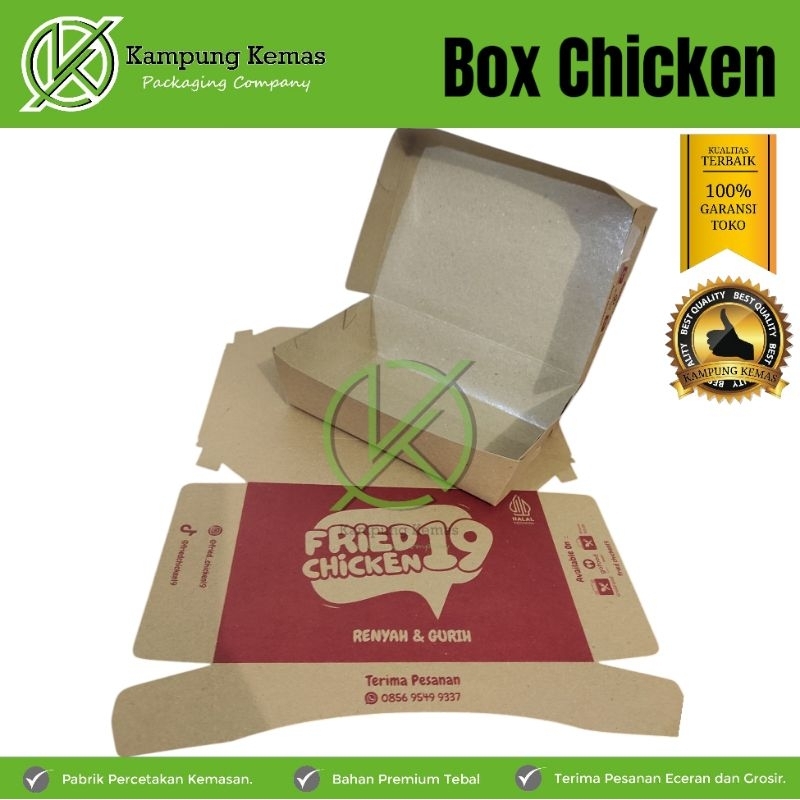 

Dus chicken 50pcs_kemasasan makanan_Laminasi_Anti rembes