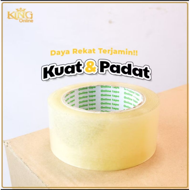 

LAKBAN BENING 48MM X 100Y (ECO) | TAPE ISOLASI BENING