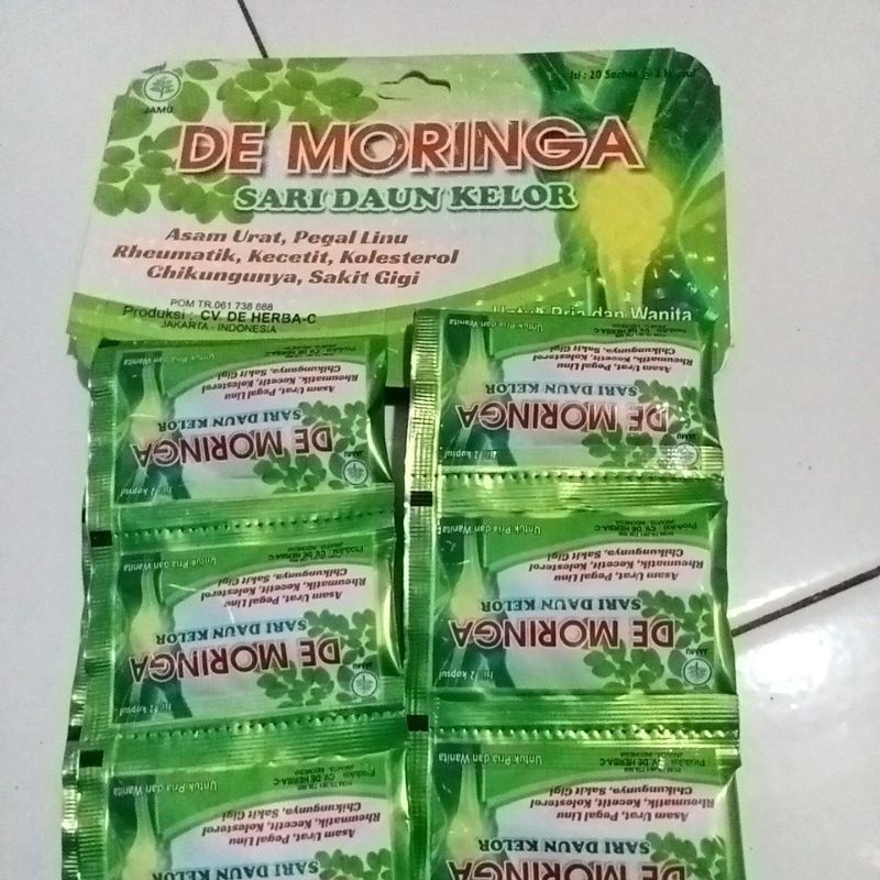 

sari daun kelor DE MORINGA original 100%