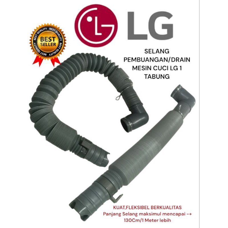 SELANG PEMBUANGAN MESIN CUCI LG 1 TABUNG / SELANG MESIN CUCI LG